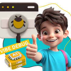 Тестирование & Vibe Debug. Охотники за багами - КИБЕРшкола программирования для детей, компьютерные курсы для школьников, начинающих и подростков - KIBERone г. Ханты-Мансийск