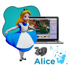 Alice 3d - КИБЕРшкола программирования для детей, компьютерные курсы для школьников, начинающих и подростков - KIBERone г. Ханты-Мансийск