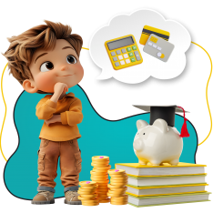 Финансовый интеллект вместе KIBERone - КИБЕРшкола программирования для детей, компьютерные курсы для школьников, начинающих и подростков - KIBERone г. Ханты-Мансийск