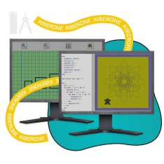 Исполнители чертежник и черепашка - КИБЕРшкола программирования для детей, компьютерные курсы для школьников, начинающих и подростков - KIBERone г. Ханты-Мансийск