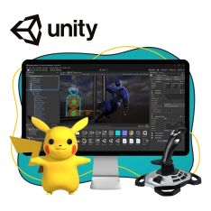 Мир игр на Unity 2D на популярном движке + AI-помощники - КИБЕРшкола программирования для детей, компьютерные курсы для школьников, начинающих и подростков - KIBERone г. Ханты-Мансийск