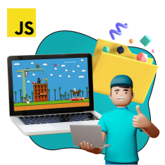 Программирование на JavaScript. Учимся создавать игры! - КИБЕРшкола программирования для детей, компьютерные курсы для школьников, начинающих и подростков - KIBERone г. Ханты-Мансийск